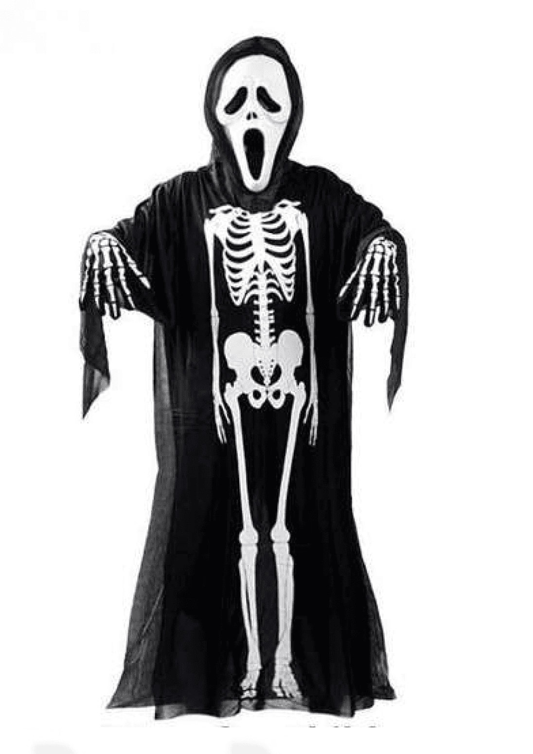 Skeleton Gown - Adults and Kids