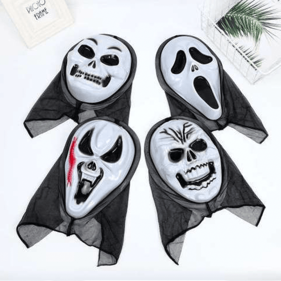 Kids Skull Scream Mask - Various Patterns Costume