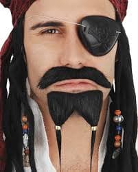 Kids Pirate Moustache and Beard Costume