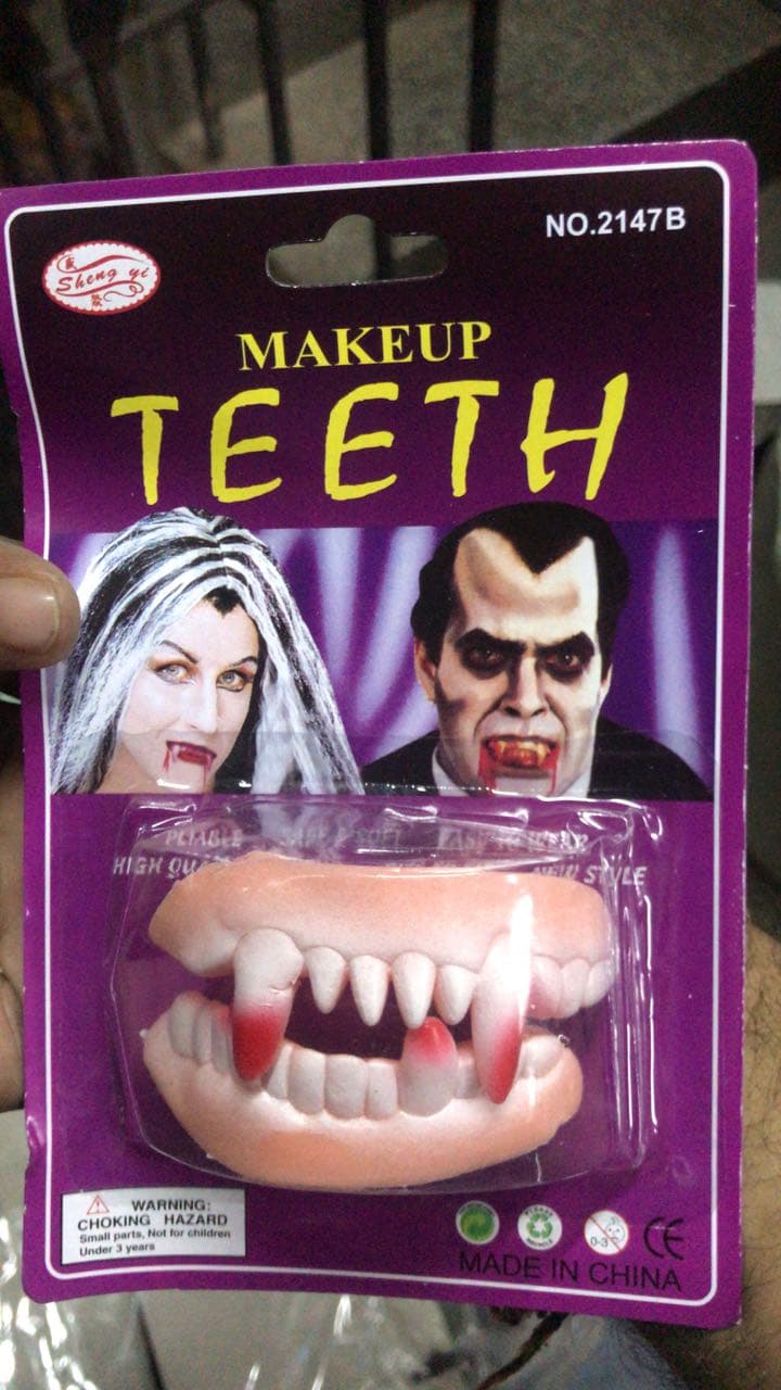 Kids Vampire Silicone Teeth Costume