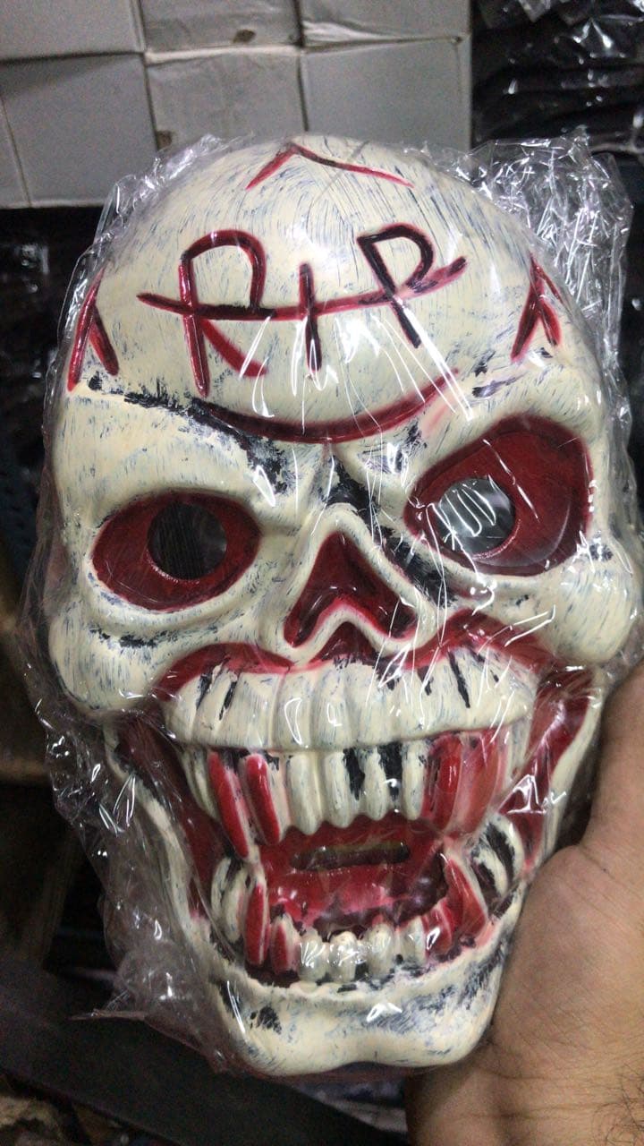 Kids RIP Skull Mask Costume