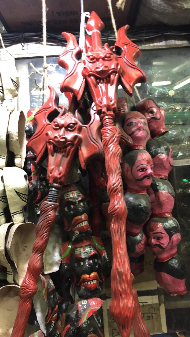 Kids Red Devil Stick Costume