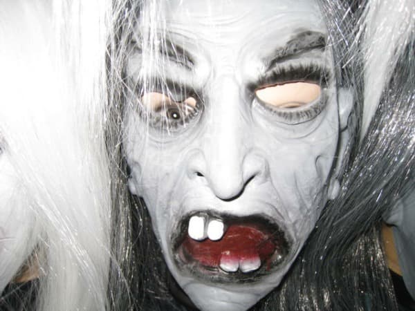 Kids Scary Mask - Rubber & Wig - Multiple Types Costume