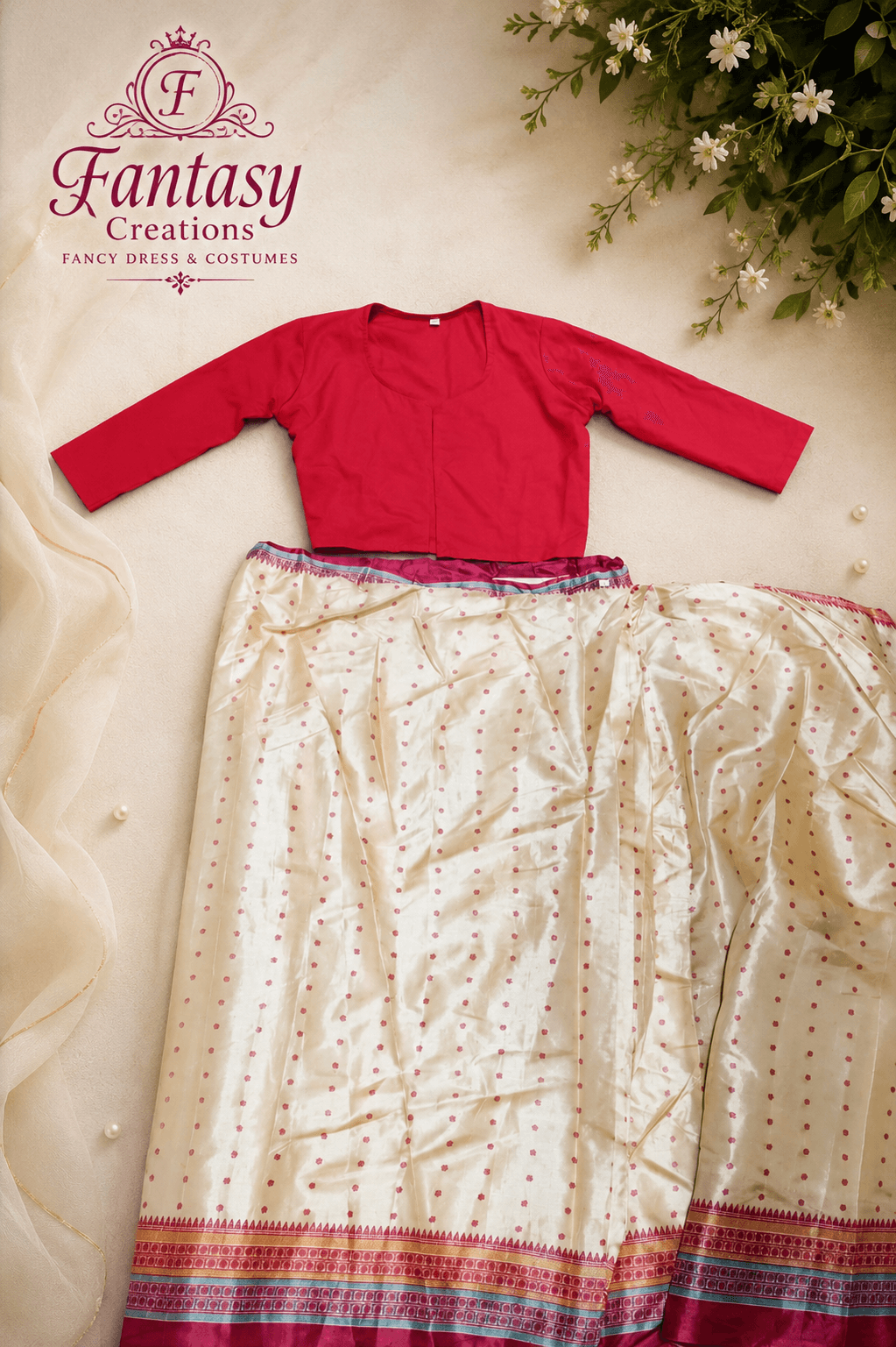 Assamese Bihu Blouse set