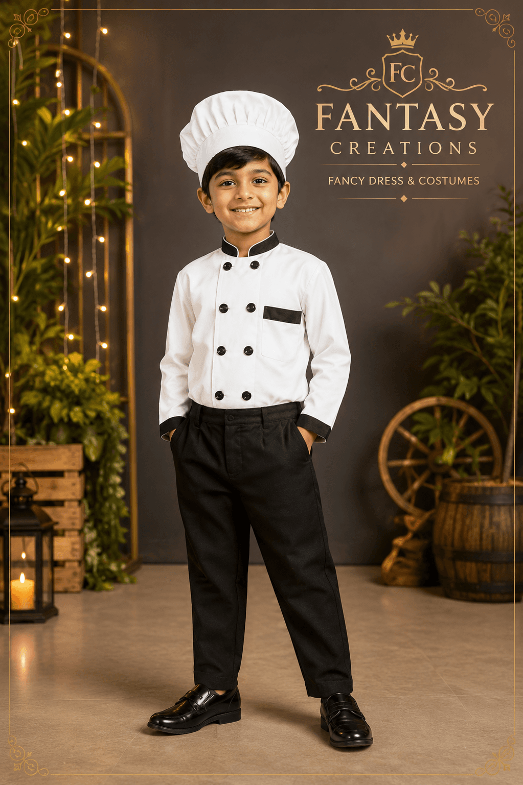 Chef outfit coat and cap