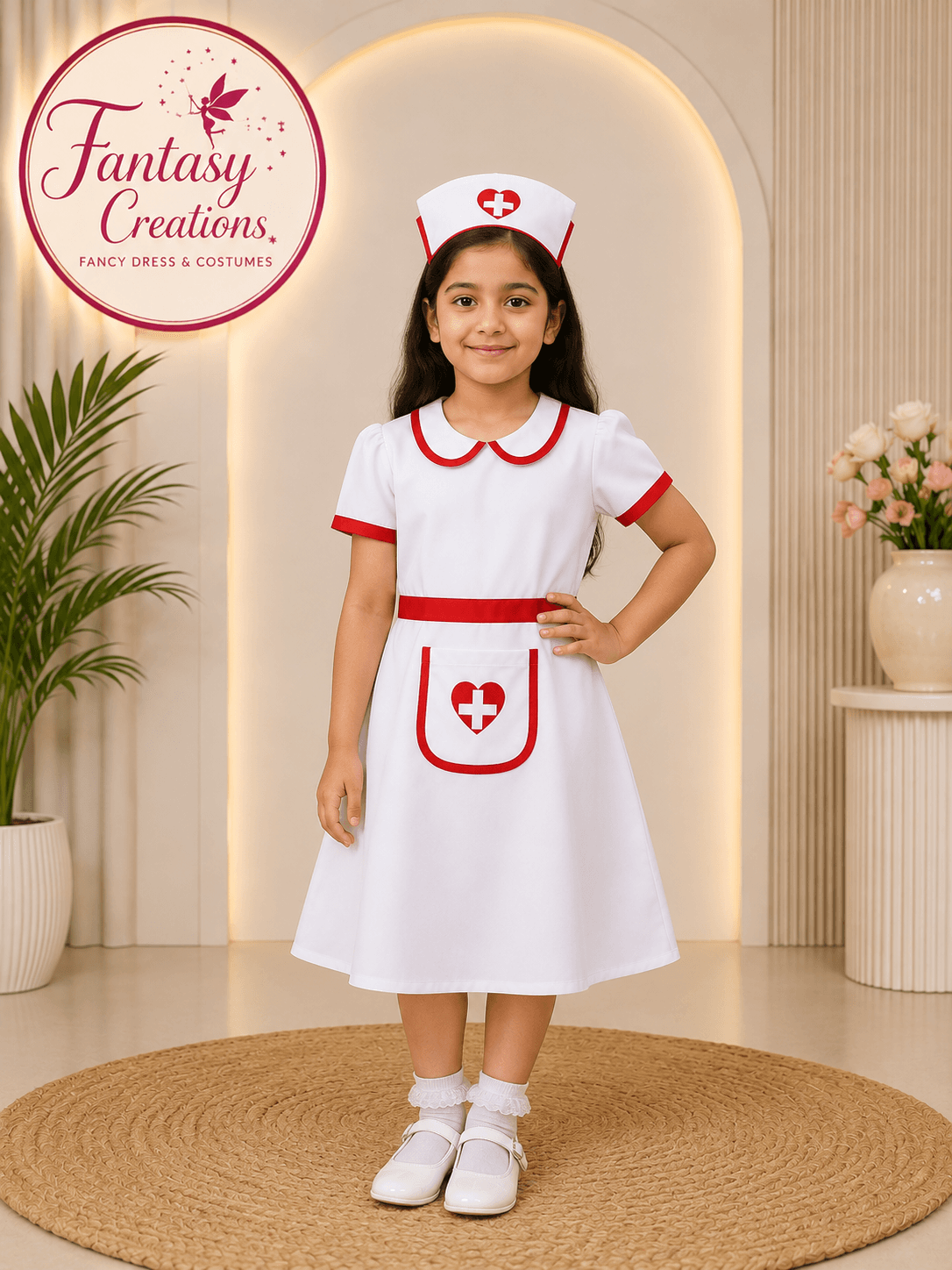 Nurse Dress with cap