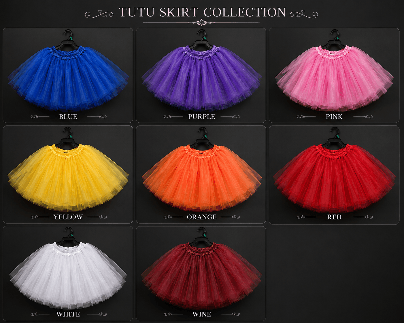Tutu Color Chart Skirt