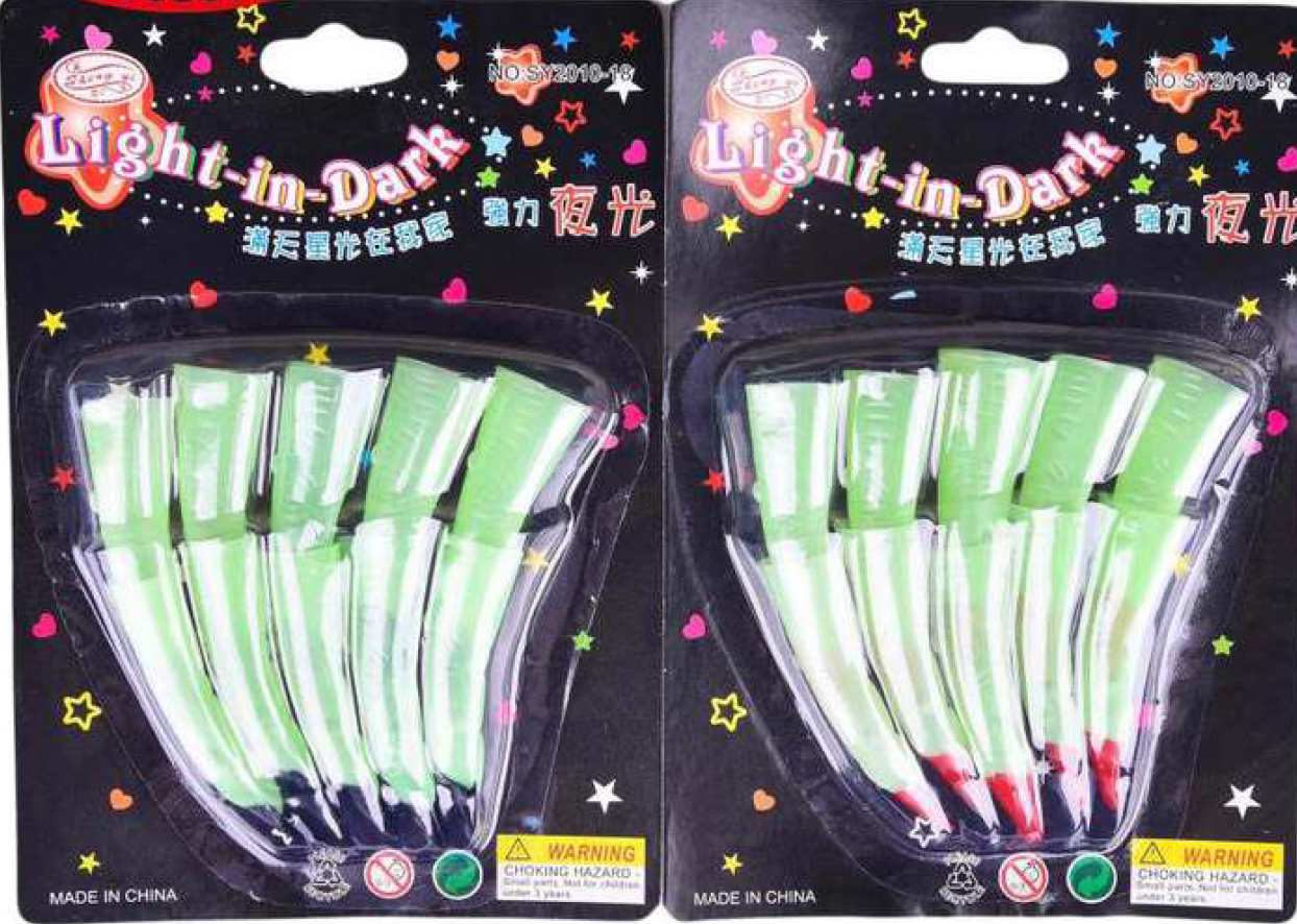 Kids Glow in Dark Nails Set