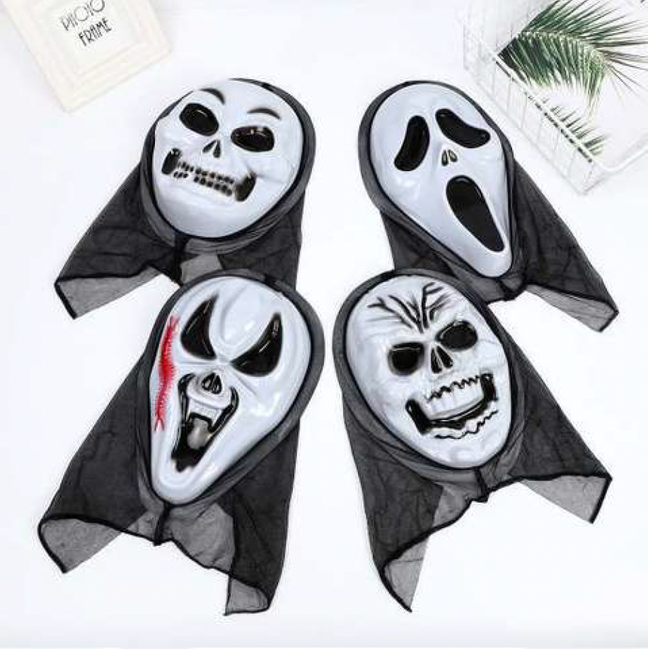 Kids Skull Scream Mask - Various Patterns Costume