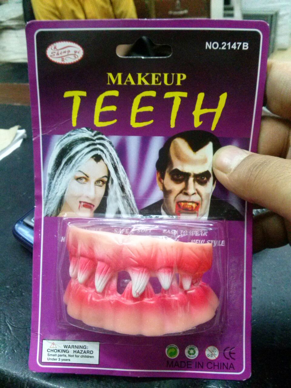 HA34 Silicon Dracula/Witch Teeth