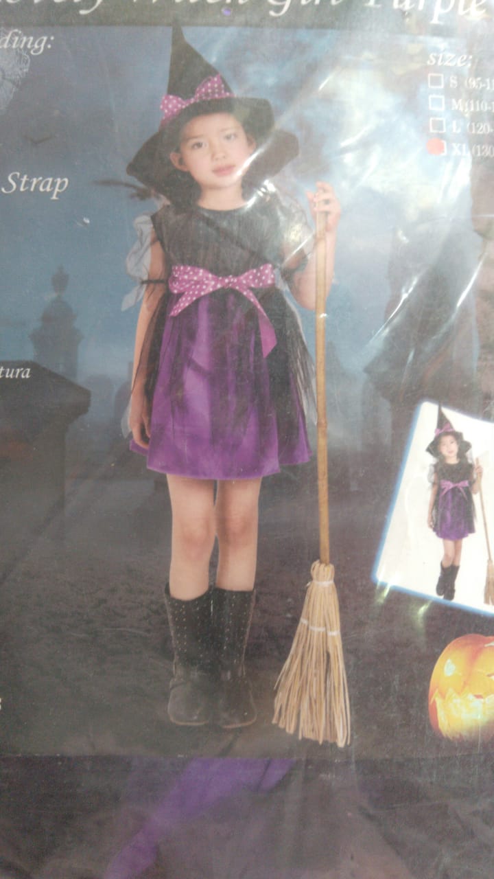 Purple Witch - Kids Costume