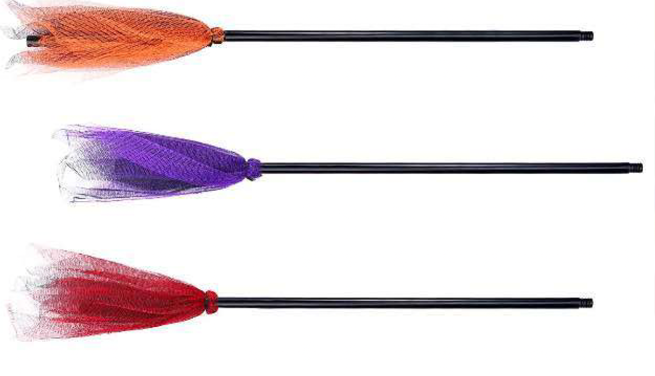 Kids Colourful Witch Broom Sticks Costume