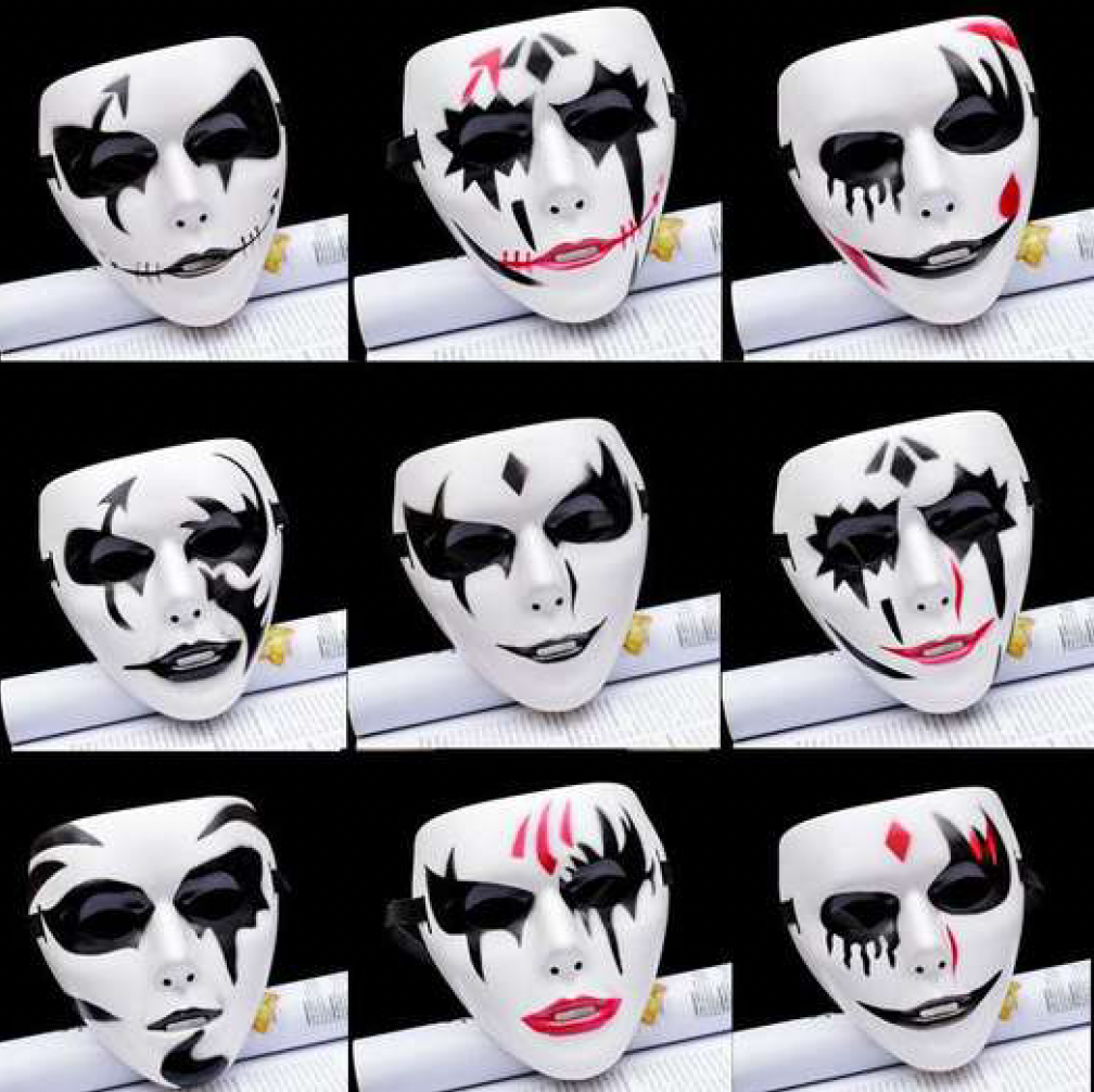 Kids Clown Horror/Street Dance Mask Costume