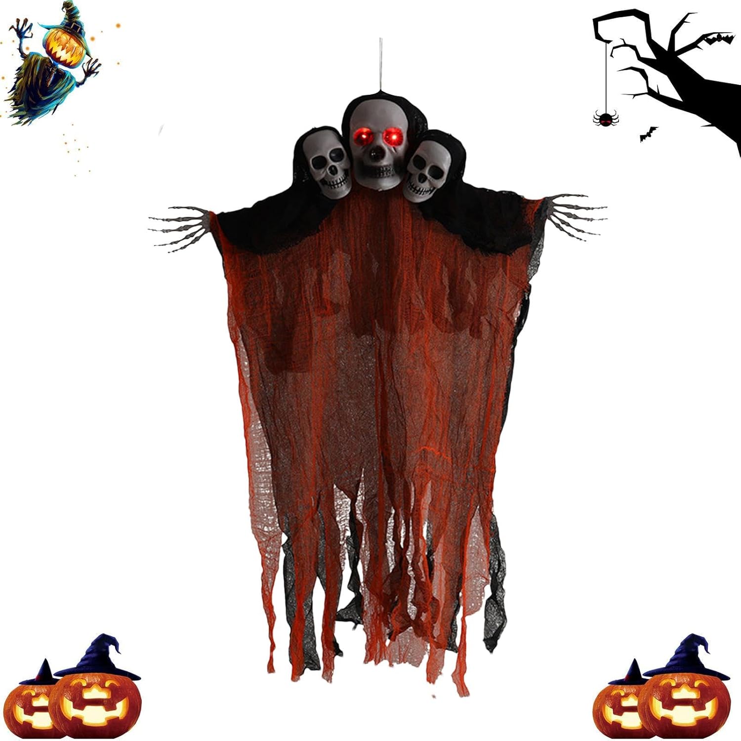 HA133A Hanging Three-Head Ghost