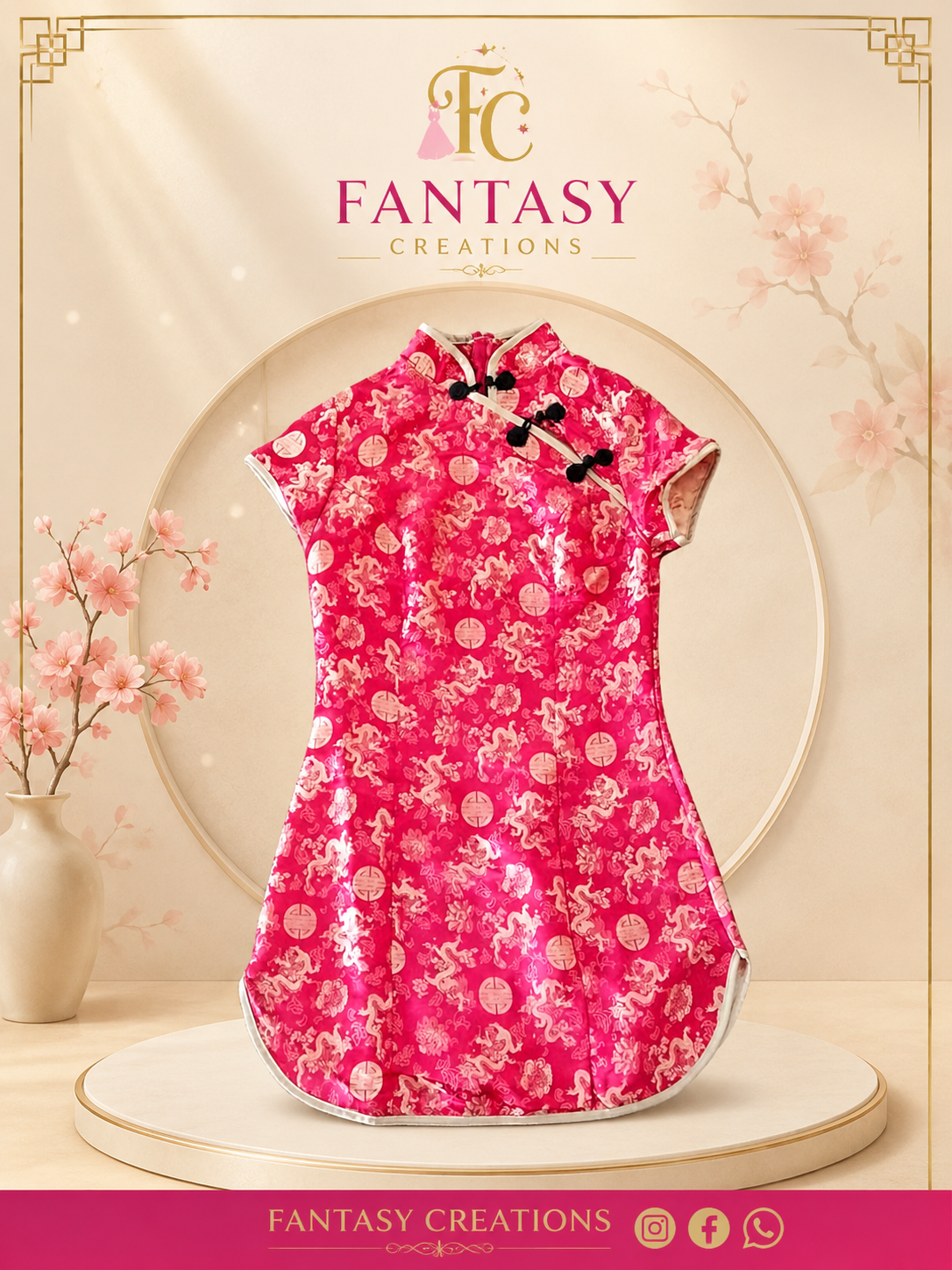 Chinese Cheongsam Dress