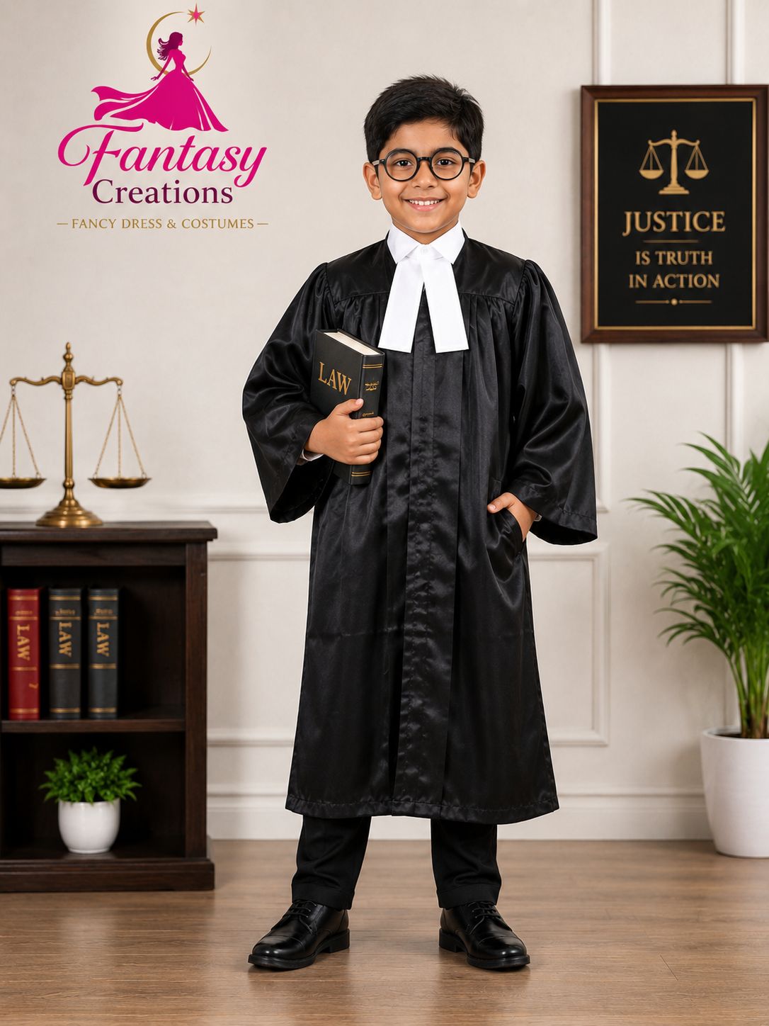 Lawyer Robe and collar