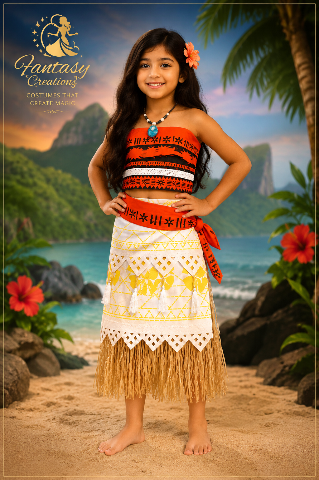 Moana costume set