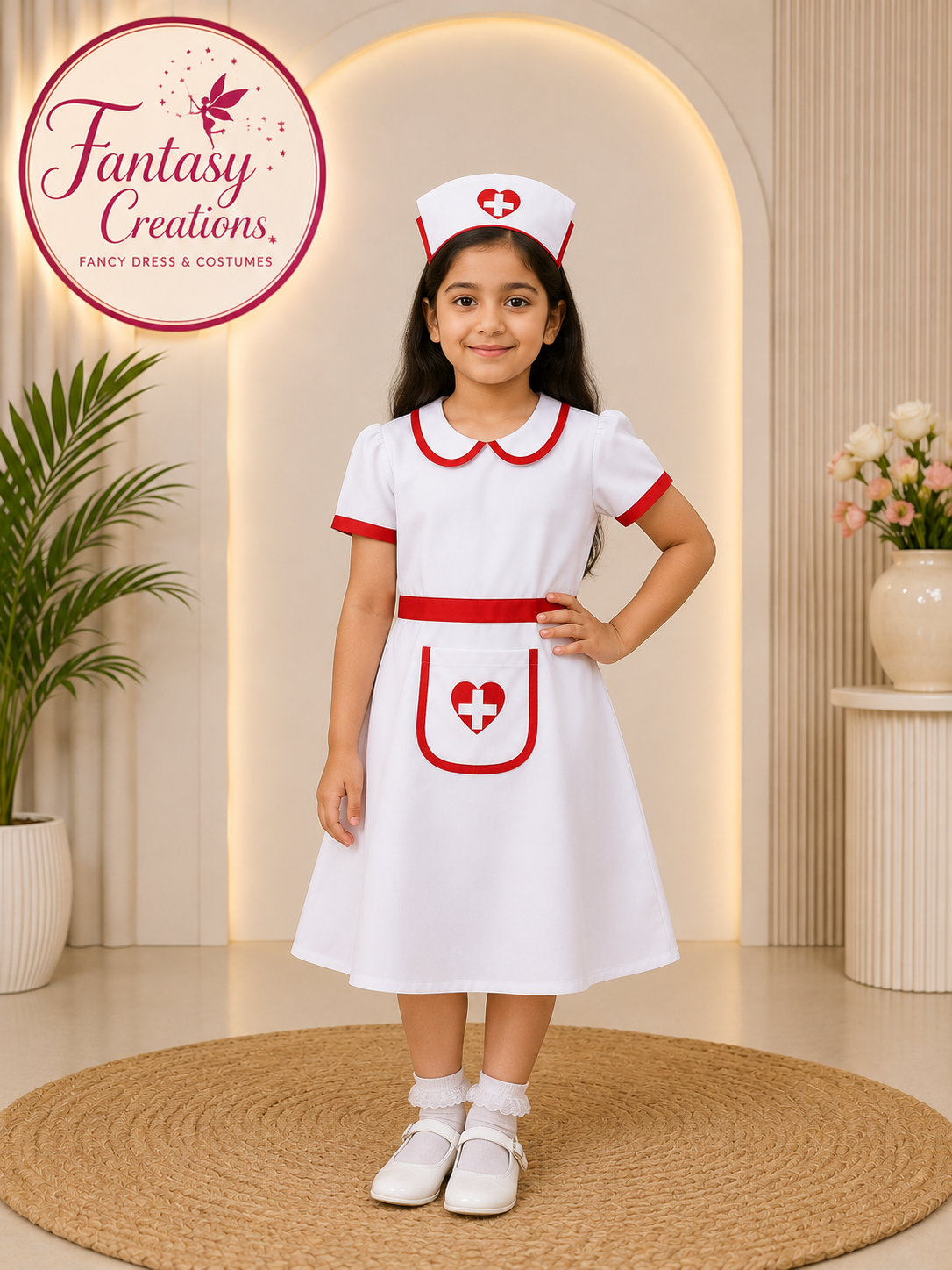Nurse Dress with cap