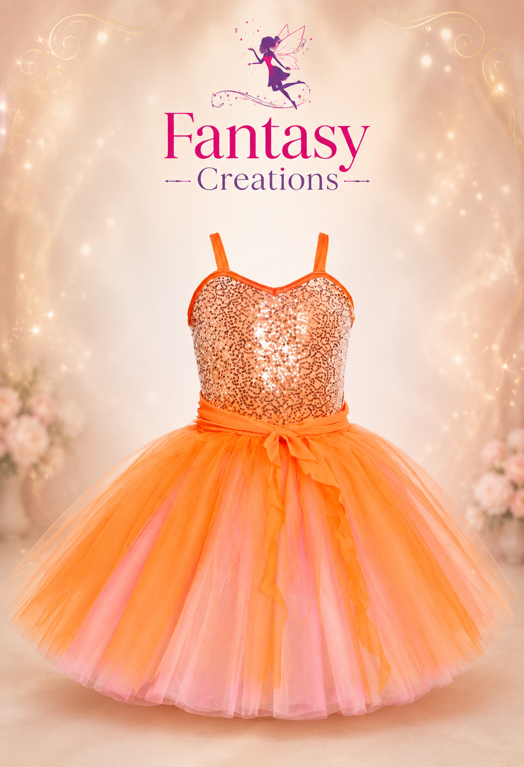 Orange Layered Dress
