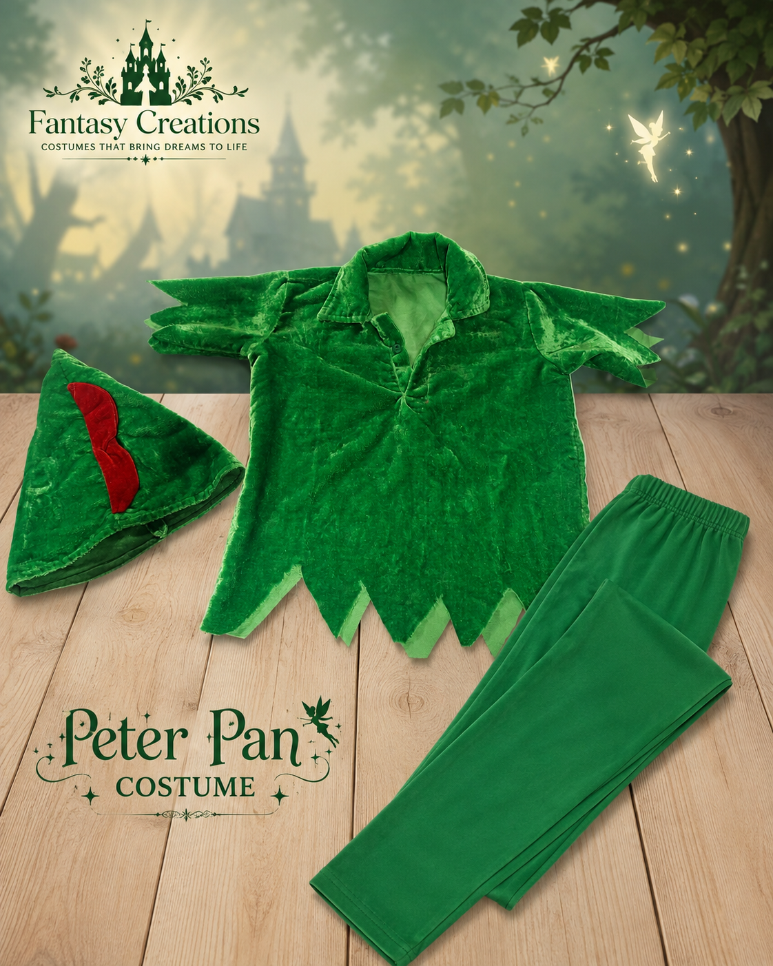 Peter Pan Costume Set