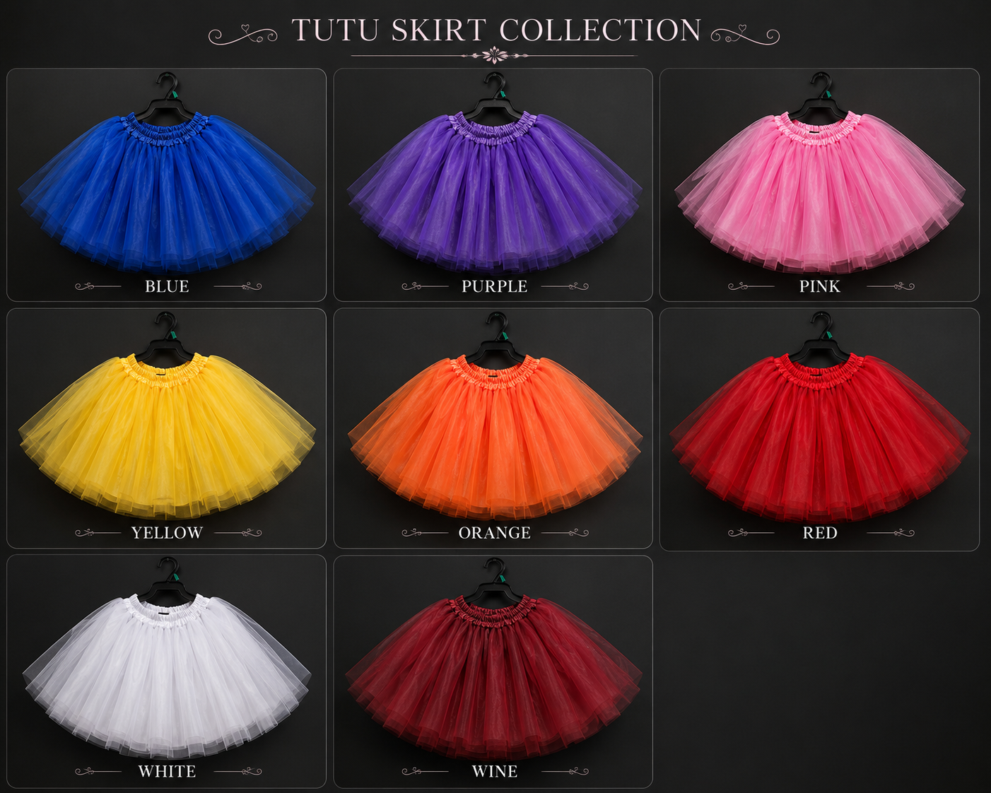 Tutu Color Chart Skirt