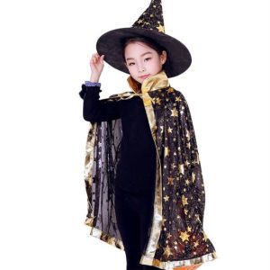 HC11C Witch Cape and Hat Set - Kids