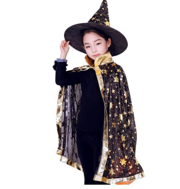 HC11C Witch Cape and Hat Set - Kids
